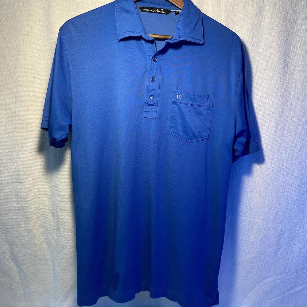 TravisMathew blue polo M - Golf
